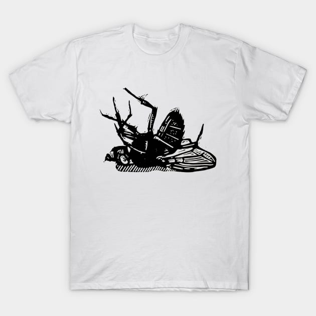 Dying Fly T-Shirt by BlackGoldPress